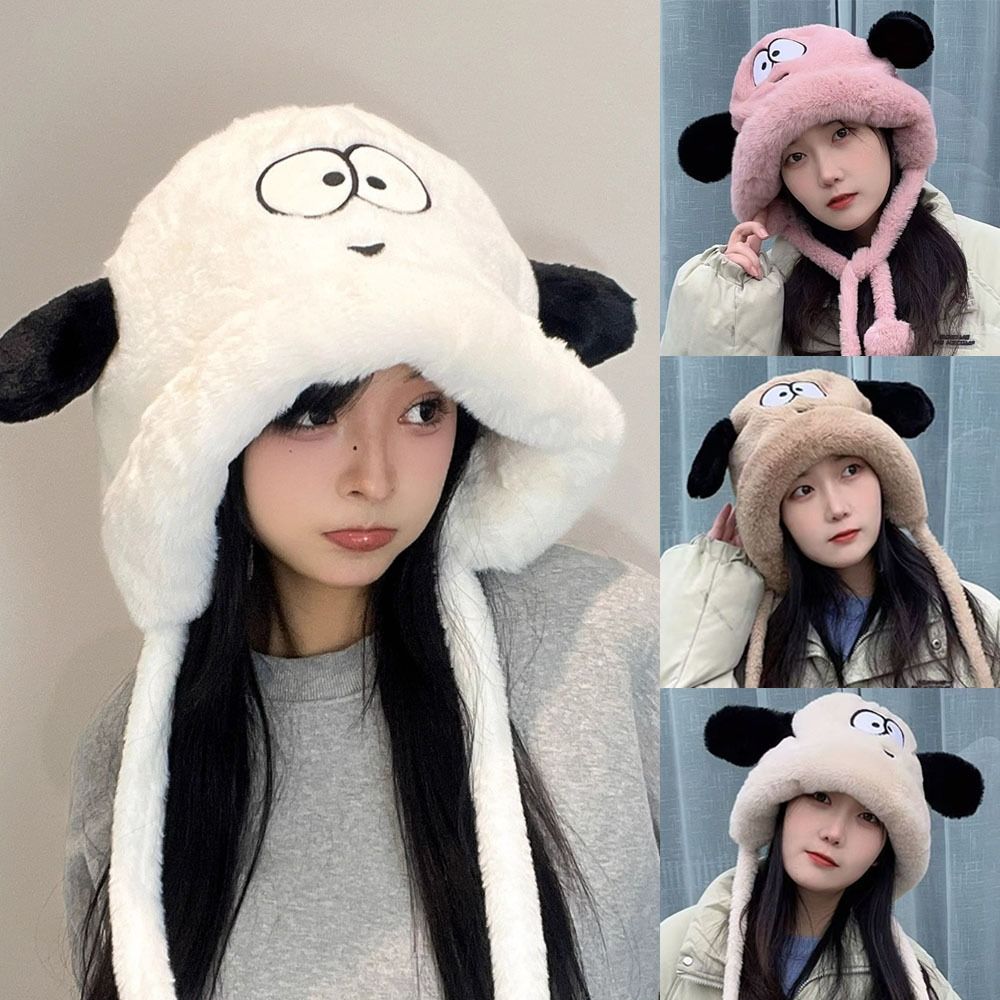 Beanie Cuffed Knit - Cappello Invernale da Donna con Orecchie