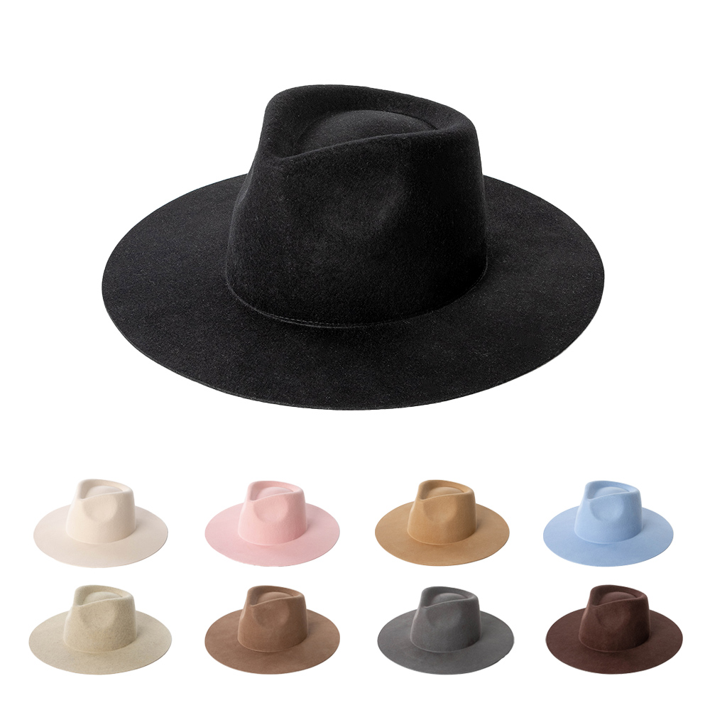 Fedora Hat Wool - Cappello Fedora in feltro di lana