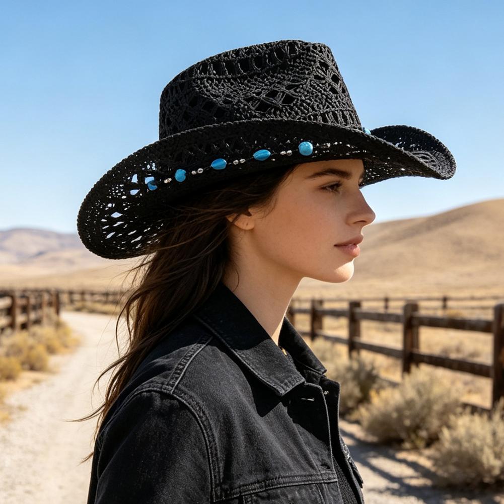 Cappello da cowboy a tesa larg - Cowboy Hat Straw recensione e prezzo