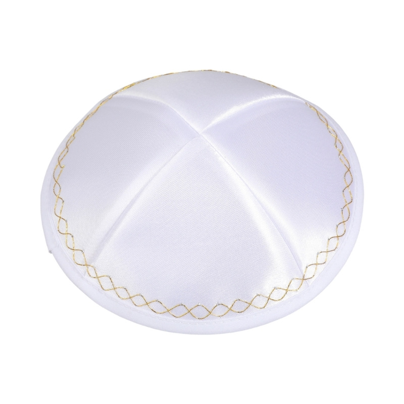 Kippah Ebraica in Raso Bianco  - Skull Cap Helmet Liner recensione e prezzo
