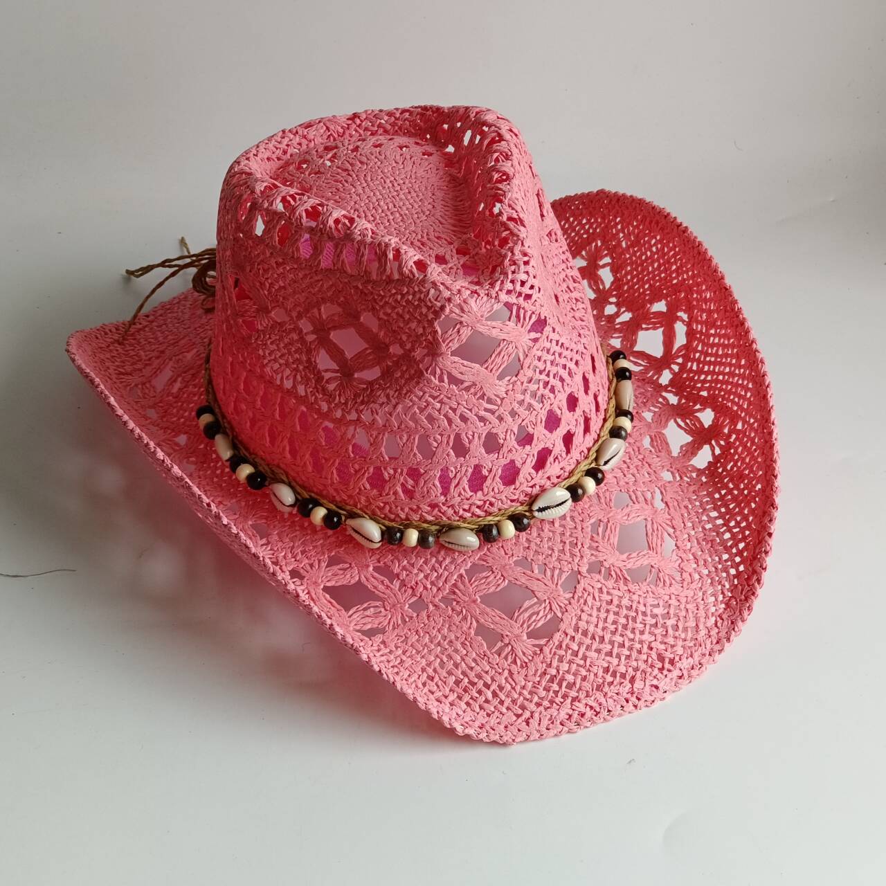 Cappello da cowboy rosa in pag - Cowboy Hat Straw recensione e prezzo